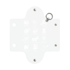 SU-KUのThe Zodiac of Fukushima(白抜き) Mini Clear Multipurpose Case