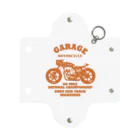 キッズモード某の武骨なバイクデザイン orange Mini Clear Multipurpose Case