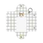 猫カフェにあにゃあグッズショップのたらこちゃんチェック柄チェキケース Mini Clear Multipurpose Case