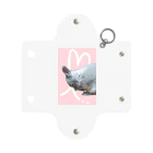 ぽぽこ🐰SHOPのくしくしバニラたん. ハートver Mini Clear Multipurpose Case