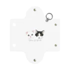 みきぞーん｜保護猫 ミッキー画伯と肉球とおともだちのMei&Kanta Mini Clear Multipurpose Case