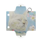 理絵のねこ ぬくぬく Mini Clear Multipurpose Case