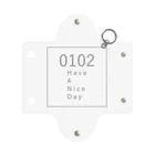 HAVE A NICE DAYの0102 HAVE A NICE DAY (SQUARE) Mini Clear Multipurpose Case