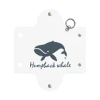 Atelier Pomme verte のHumpback whale22 Mini Clear Multipurpose Case