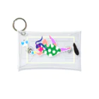 fig-treeの水玉の女01 Mini Clear Multipurpose Case