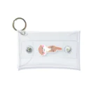 羊毛フェルトのMOFFU.（もっふ）のカワウソくん Mini Clear Multipurpose Case