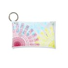 Contemporary　ArtのMandala pattern Mini Clear Multipurpose Case