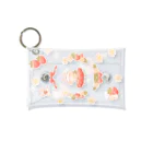 ＊momochy shop＊のいちごとうさぎ Mini Clear Multipurpose Case