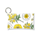 lg_hの花柄（イエロー） Mini Clear Multipurpose Case