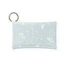 kiki25のleaves(パステルスノーブルー) Mini Clear Multipurpose Case