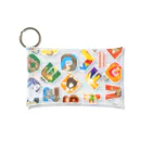 tawtawのAlphabet Animals - square Mini Clear Multipurpose Case