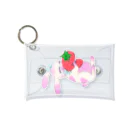 Rabbitflowerの♥らびこ♥の大好きなイチゴギュー Mini Clear Multipurpose Case