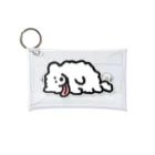 mmhnの横たわる犬 Mini Clear Multipurpose Case