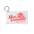 わわわ！デリバリーのHot Volcano ロゴ ミニクリアマルチケース