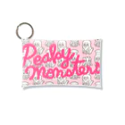 ピーキーモンスターズ【PeakyMonsters】ピキモングッズ公式ショップのライトピンク×ピンク Mini Clear Multipurpose Case