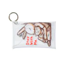BeachBunnyのうさぎとねこ　Stay With Me Mini Clear Multipurpose Case