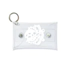 筆記魔法協会SUZURI店の筆記魔法協会Tシャツ Mini Clear Multipurpose Case