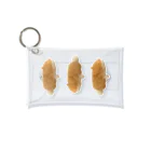 100のhot dog dog ヨコ3 Mini Clear Multipurpose Case