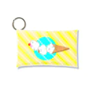 なまやけオードブルのシマエナガ式3段アイス（常夏ver） Mini Clear Multipurpose Case