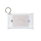 rilybiiのtwo pinkcarnation , sakura milk tea . Mini Clear Multipurpose Case