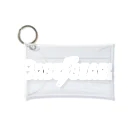 BABYBEARDのBABYBEARD Official LOGO (white) Mini Clear Multipurpose Case