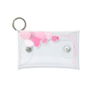 hanaの推し活ショップのpink balloons Mini Clear Multipurpose Case