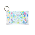 chika_shirakawaのKODAIPOP▲▼▲▼不思議な直弧文 Mini Clear Multipurpose Case