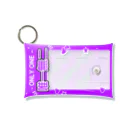 ドルオタ - アイドルオタク向けショップの『ONLY ONE - 唯一無二』推しチェキケース【紫】 Mini Clear Multipurpose Case