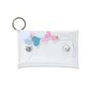 hanaの推し活ショップのblue ＆ pink balloons Mini Clear Multipurpose Case