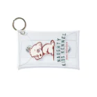 NAUGHTY KIDS KENNELの犬舎ロゴ【キラキラ目ver.】 Mini Clear Multipurpose Case