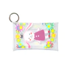 うさぎもかどのうさぎもかどの花うさぎ Mini Clear Multipurpose Case