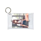 ワンダーワールド・ワンストップのロングヘアのかわいい女性のグッズ Mini Clear Multipurpose Case