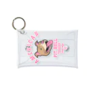 LONESOME TYPE ススのLove❤️Dogs（アメリカンピットブルテリア・赤鼻） Mini Clear Multipurpose Case