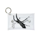 Beejouxのプラネットミヤマクワガタ時々国産ミヤマ(Black) Mini Clear Multipurpose Case