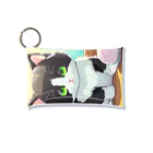 yoiyononakaのお餅と白黒猫 Mini Clear Multipurpose Case