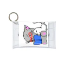 Kujakuの朗読猫 Mini Clear Multipurpose Case