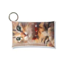 chonenの猫の絵画風イラストグッズ Mini Clear Multipurpose Case