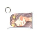 moanaの水彩画　花冠の女性 Mini Clear Multipurpose Case