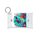 かるるんショップの骸骨紳士シリーズ　雨ニモマケズ、風ニモマケズ Mini Clear Multipurpose Case