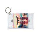 Pixel Art Goodsの厳島神社（pixel art） Mini Clear Multipurpose Case