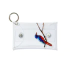 NaRaNiのガラスカラス　stained glass crow  Mini Clear Multipurpose Case