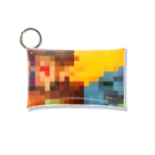 Unique Existenceのart woman mosaic Mini Clear Multipurpose Case