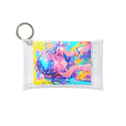 no_mi_Ke08のメガネの可愛い女の子のキャラクター Mini Clear Multipurpose Case