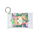 キュート＆クールのアニメ調・花畑の猫 Mini Clear Multipurpose Case