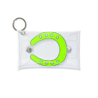 umajoの馬蹄（ホースシュー）Yellow Green Mini Clear Multipurpose Case