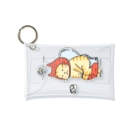 ほっかむねこ屋（アトリエほっかむ）のトイレねこ　オレンジ Mini Clear Multipurpose Case