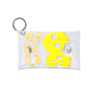 『NG （Niche・Gate）』ニッチゲート-- IN SUZURIのWhy Can't We Be Friends?（黄色） Mini Clear Multipurpose Case