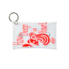 『NG （Niche・Gate）』ニッチゲート-- IN SUZURIのHow Deep Is Your Love（赤） Mini Clear Multipurpose Case