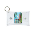 MistyStarkの赤いコルベットと海辺の家　－　red corvette and seaside house　－ Mini Clear Multipurpose Case