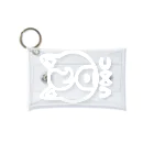 VIRTUAL CROSSのShiba Logo white  Mini Clear Multipurpose Case